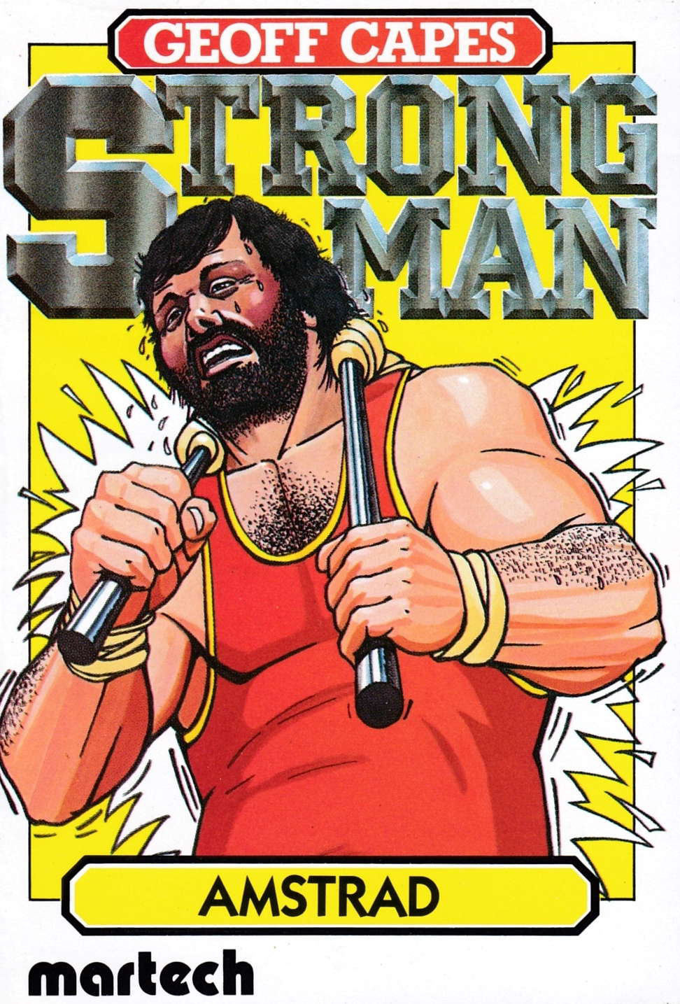 screenshot of the Amstrad CPC game Geoff Capes Strongman by GameBase CPC