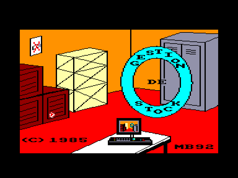 screenshot of the Amstrad CPC game Bank by GameBase CPC