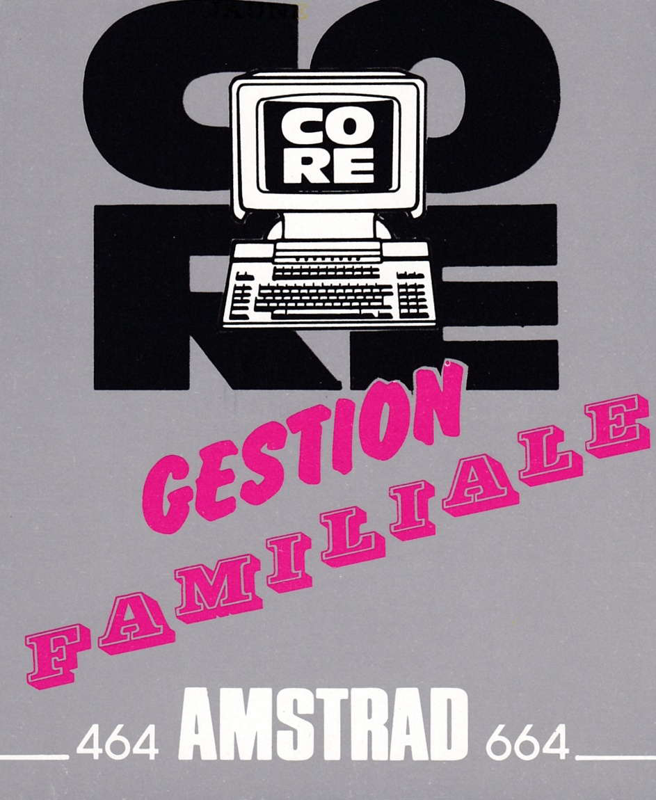 screenshot of the Amstrad CPC game Gestion familiale by GameBase CPC