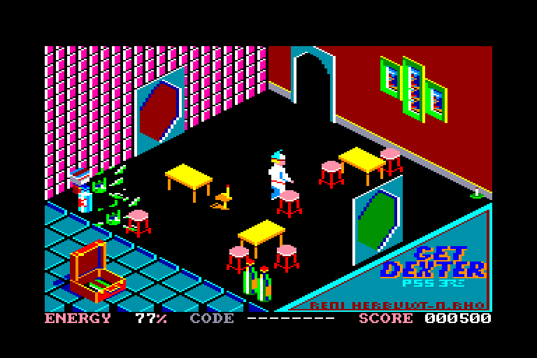 screenshot of the Amstrad CPC game Get Dexter by GameBase CPC