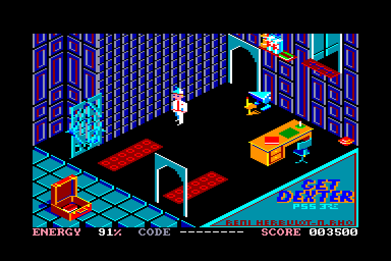 screenshot of the Amstrad CPC game Get Dexter by GameBase CPC