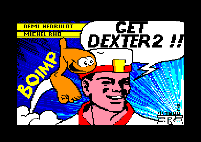 screenshot of the Amstrad CPC game Get Dexter 2 by GameBase CPC