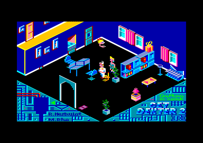 screenshot of the Amstrad CPC game Get Dexter 2 by GameBase CPC