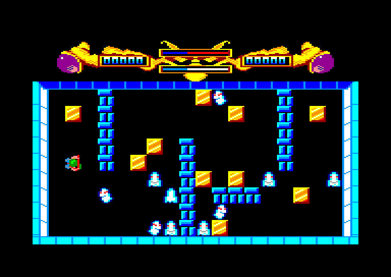 screenshot of the Amstrad CPC game Ghostbuster III by GameBase CPC