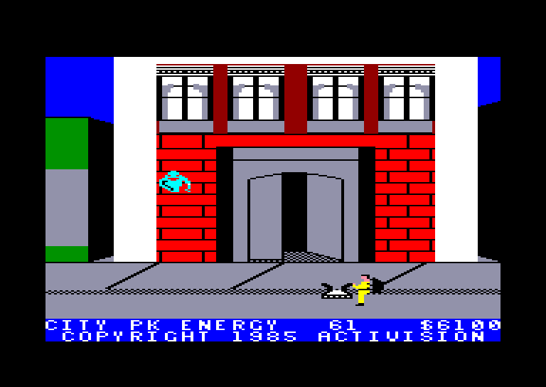 screenshot of the Amstrad CPC game Ghostbusters by GameBase CPC