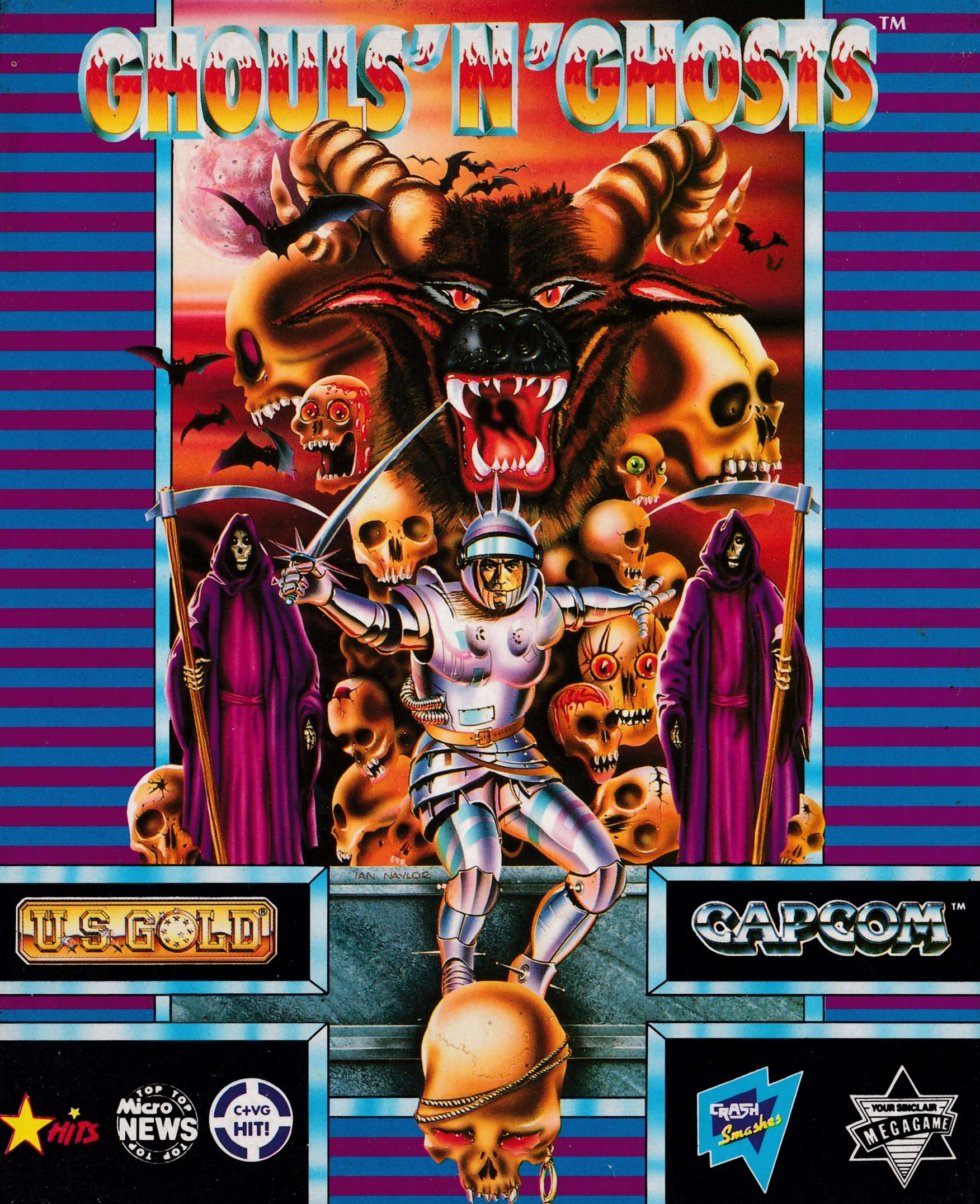 cover of the Amstrad CPC game Ghouls 'n Ghosts  by GameBase CPC