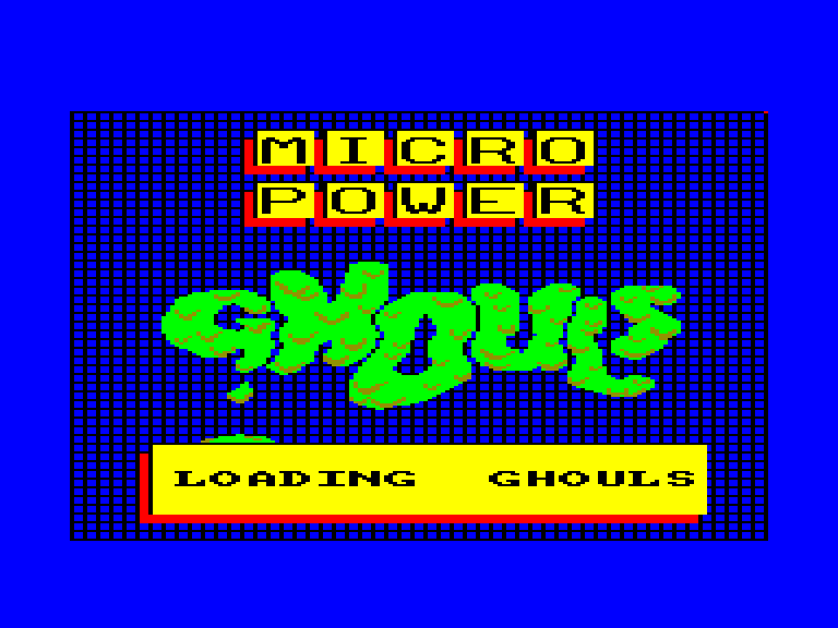 screenshot of the Amstrad CPC game Ghouls by GameBase CPC