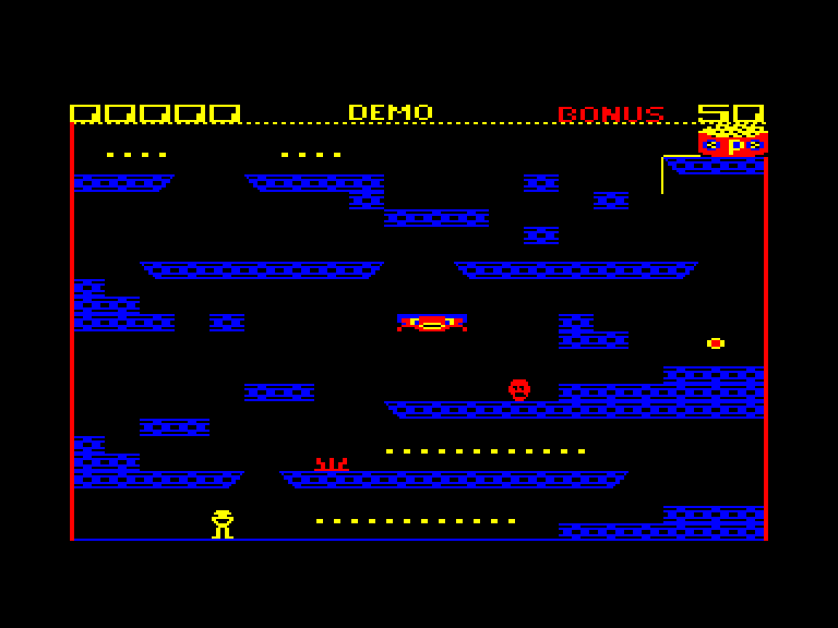 screenshot of the Amstrad CPC game Ghouls by GameBase CPC