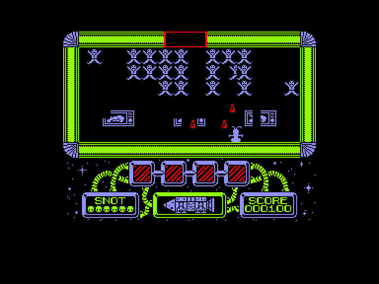 screenshot of the Amstrad CPC game Gilbert - Escape from Drill by GameBase CPC