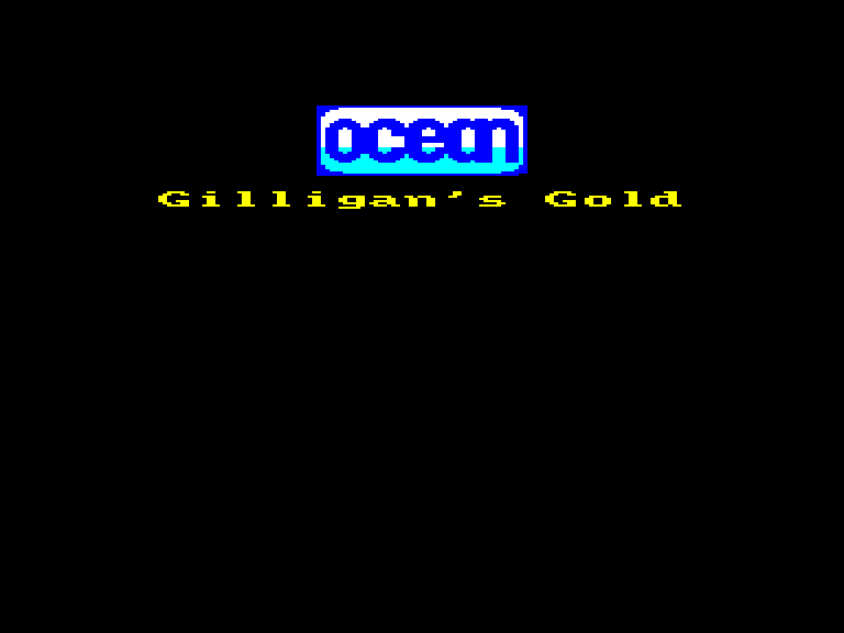 screenshot of the Amstrad CPC game Gilligan's Gold by GameBase CPC