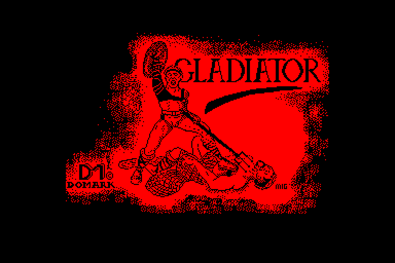 screenshot of the Amstrad CPC game Gladiator by GameBase CPC