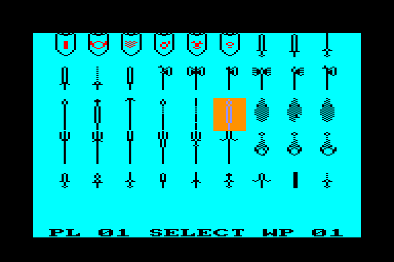 screenshot of the Amstrad CPC game Gladiator by GameBase CPC