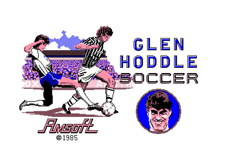 screenshot of the Amstrad CPC game Glen hoddle soccer by GameBase CPC