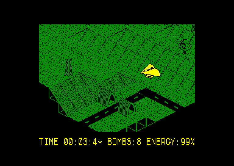 screenshot of the Amstrad CPC game Glider Rider by GameBase CPC