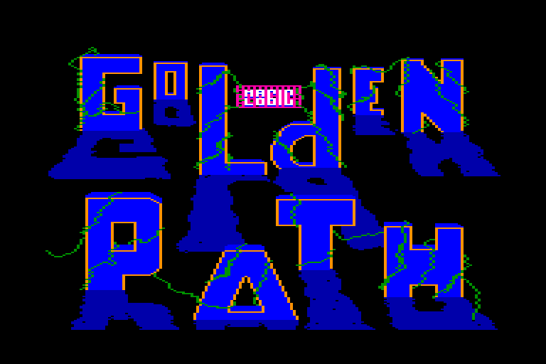 screenshot of the Amstrad CPC game Golden path by GameBase CPC