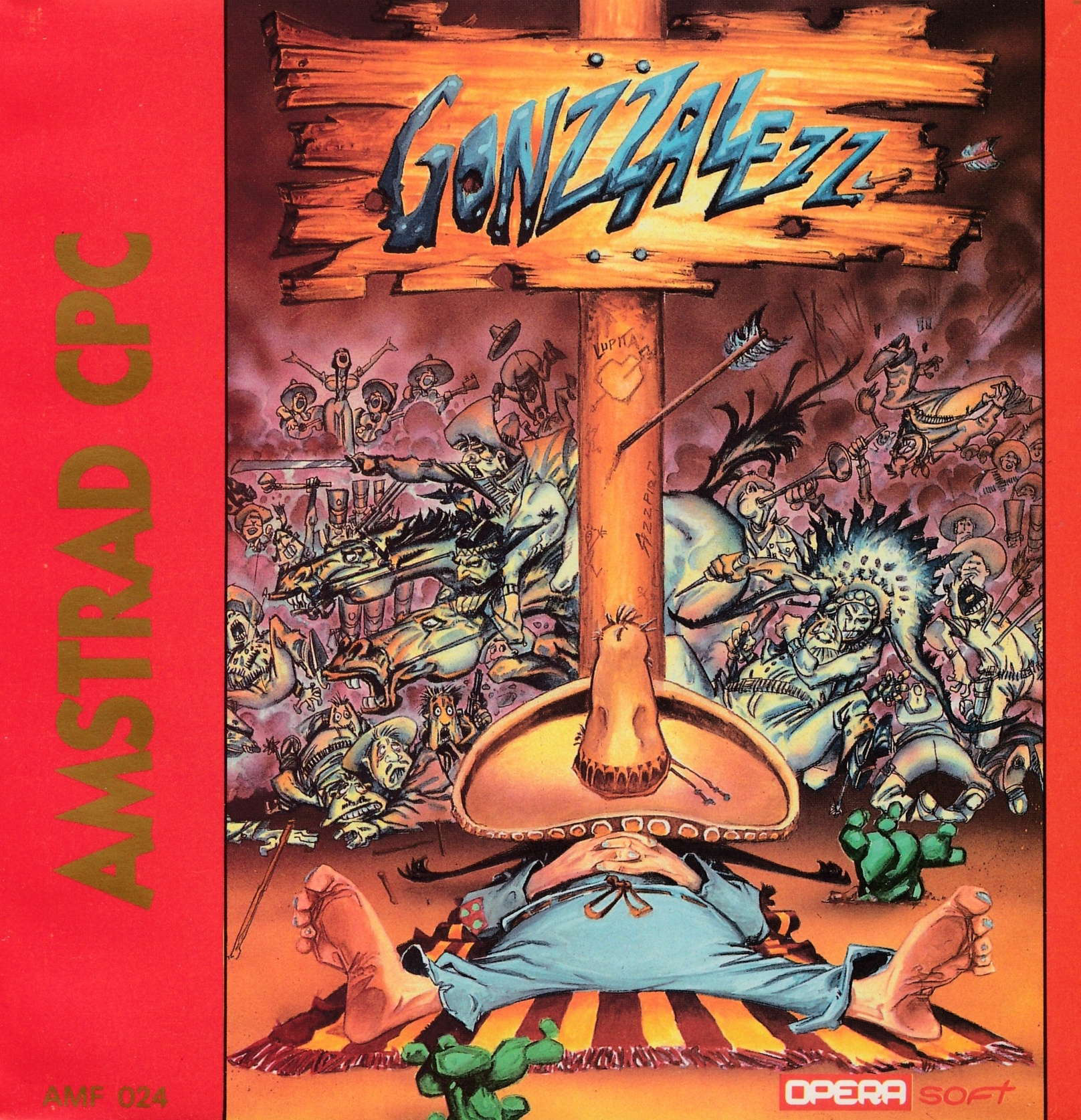 cover of the Amstrad CPC game Gonzzalezz  by GameBase CPC