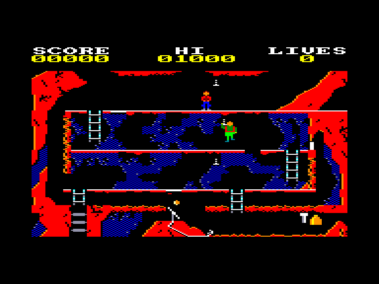 screenshot of the Amstrad CPC game Goonies (the) by GameBase CPC