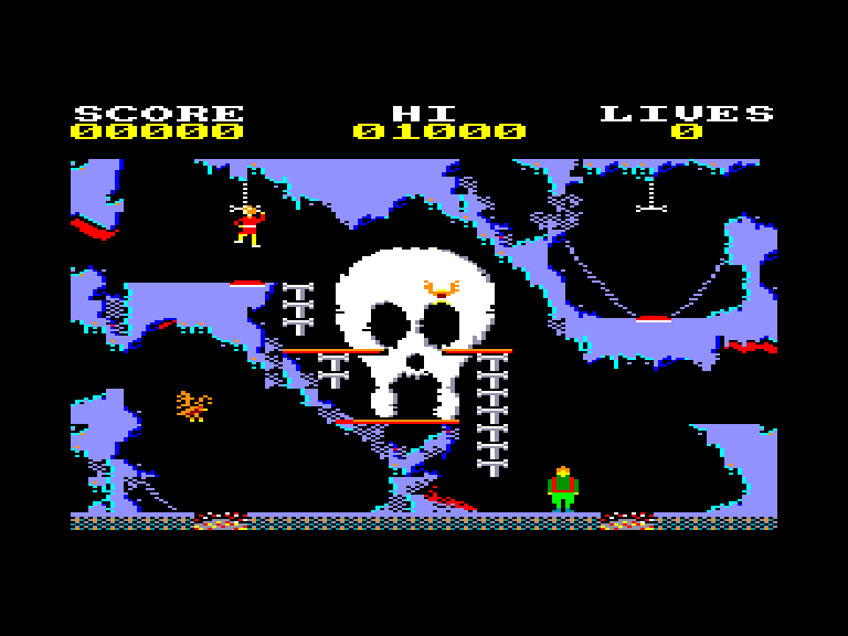 screenshot of the Amstrad CPC game Goonies (the) by GameBase CPC