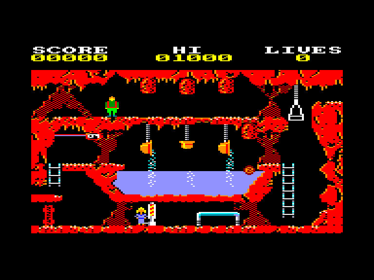 screenshot of the Amstrad CPC game Goonies (the) by GameBase CPC