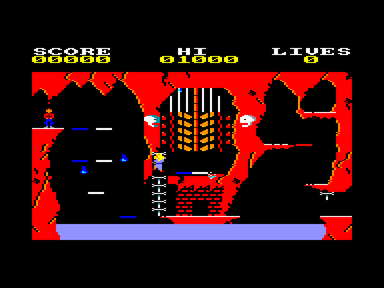 screenshot of the Amstrad CPC game Goonies (the) by GameBase CPC