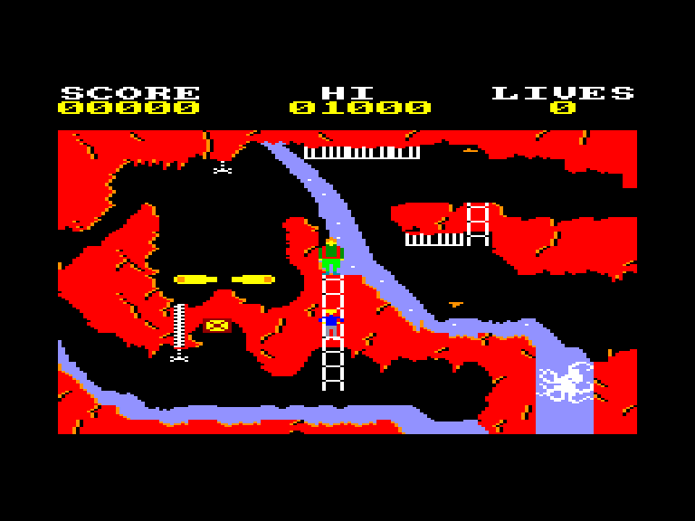screenshot of the Amstrad CPC game Goonies (the) by GameBase CPC