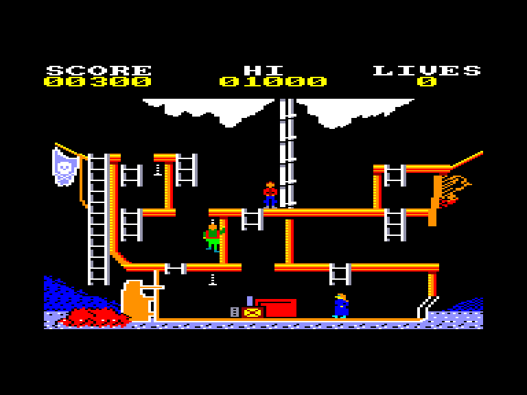 screenshot of the Amstrad CPC game Goonies (the) by GameBase CPC