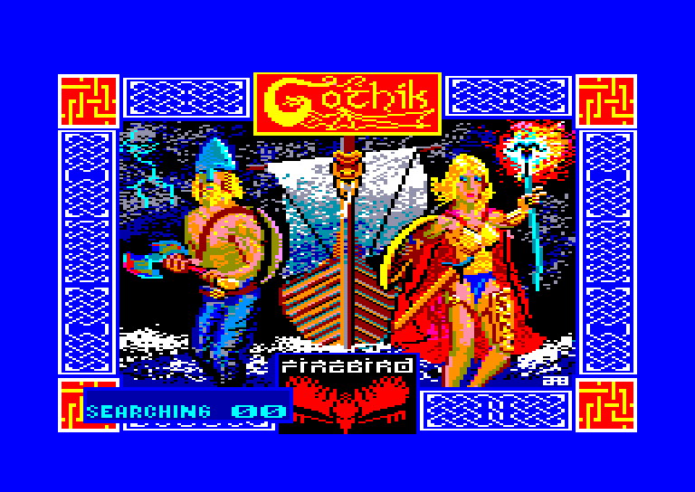 screenshot of the Amstrad CPC game Gothik by GameBase CPC