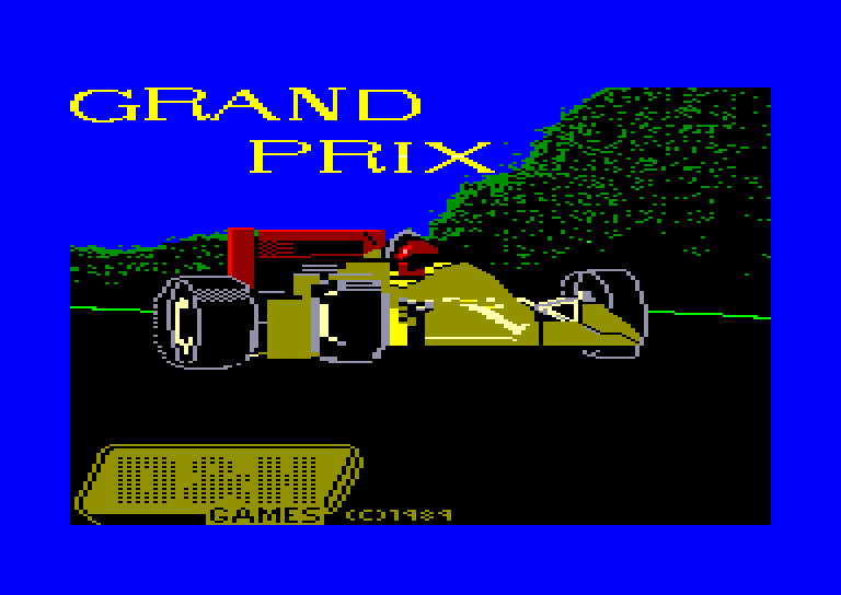 screenshot of the Amstrad CPC game Grand Prix by GameBase CPC