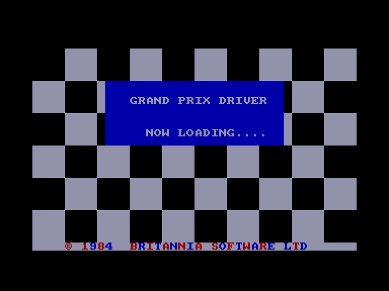 screenshot of the Amstrad CPC game Grand prix driver by GameBase CPC