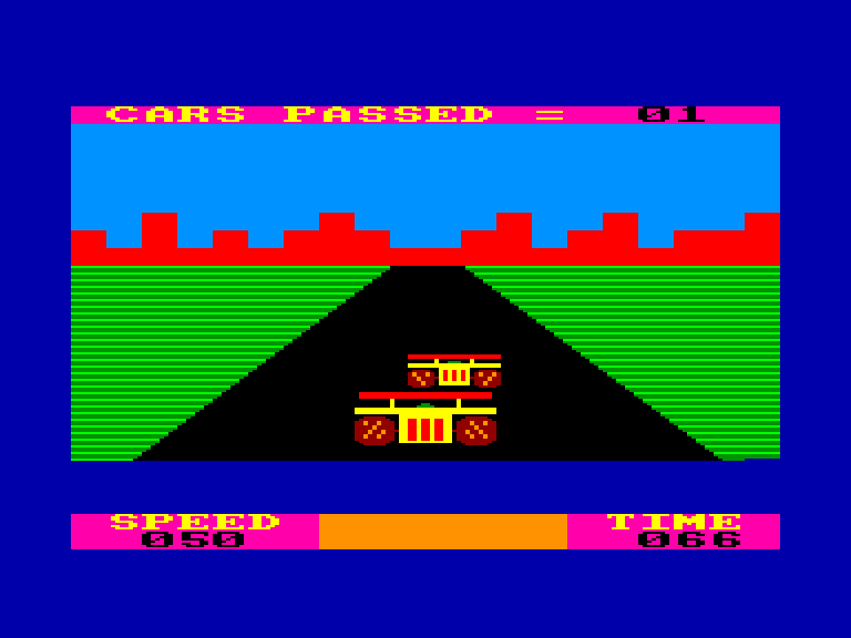 screenshot of the Amstrad CPC game Grand prix driver by GameBase CPC