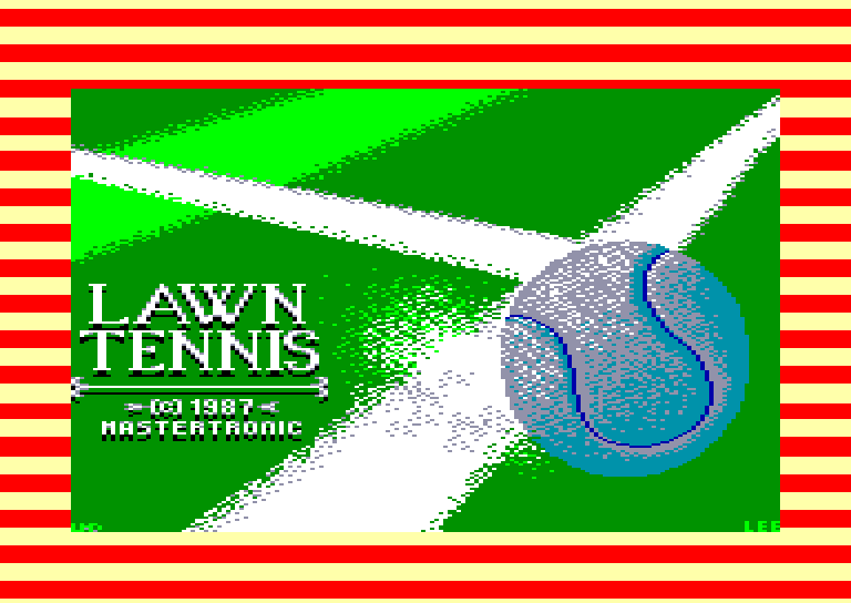 screenshot of the Amstrad CPC game Grand prix tennis by GameBase CPC