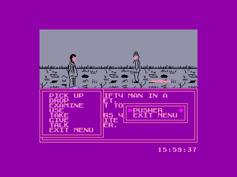 screenshot of the Amstrad CPC game Grange hill by GameBase CPC