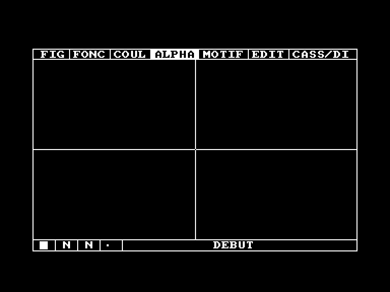 screenshot of the Amstrad CPC game Graph-X by GameBase CPC