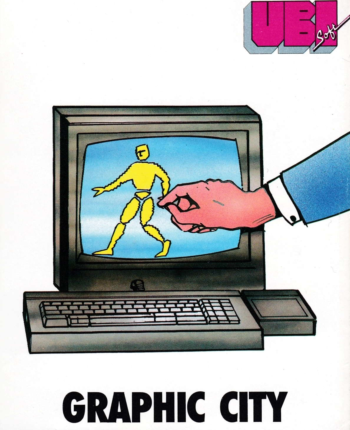 cover of the Amstrad CPC game Graphic City  by GameBase CPC