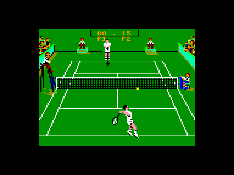 screenshot of the Amstrad CPC game Great courts by GameBase CPC