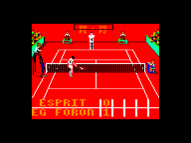 screenshot of the Amstrad CPC game Great courts by GameBase CPC