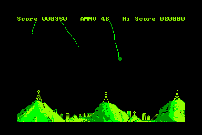 screenshot of the Amstrad CPC game Green Planet by GameBase CPC