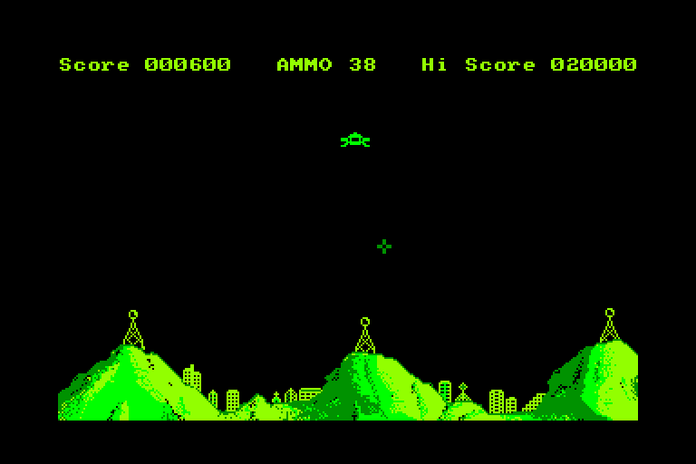 screenshot of the Amstrad CPC game Green Planet by GameBase CPC