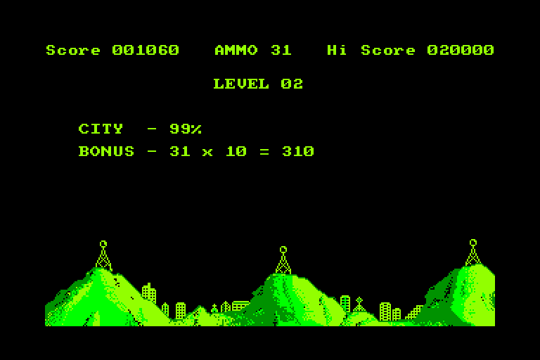 screenshot of the Amstrad CPC game Green Planet by GameBase CPC