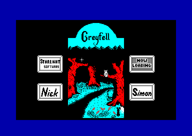 screenshot of the Amstrad CPC game Greyfell by GameBase CPC