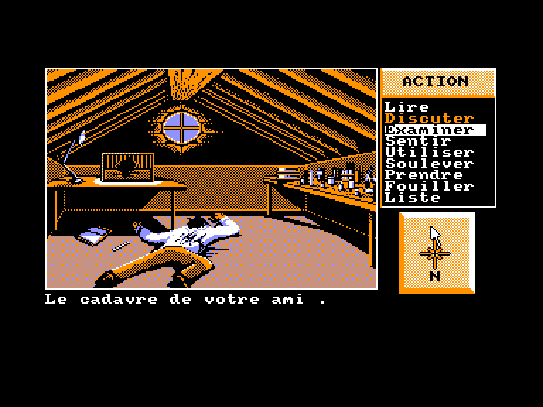 screenshot of the Amstrad CPC game Griffes de la Nuit (les) by GameBase CPC
