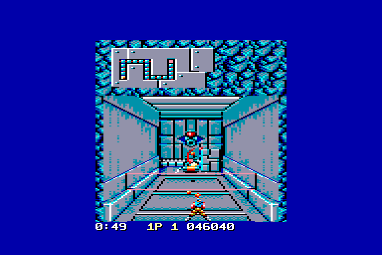 screenshot of the Amstrad CPC game Gryzor by GameBase CPC