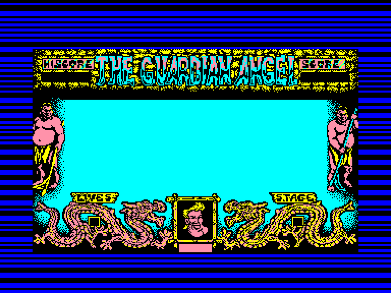 screenshot of the Amstrad CPC game Guardian Angel by GameBase CPC