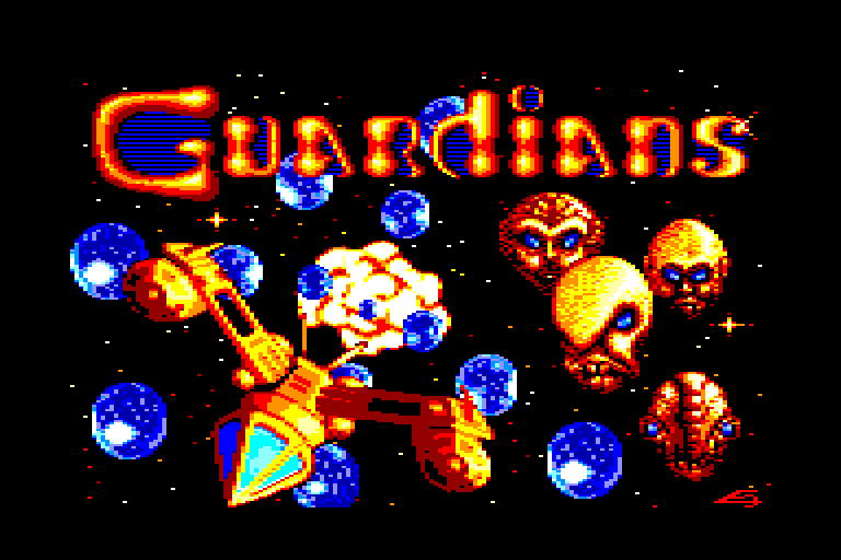 screenshot of the Amstrad CPC game Guardians by GameBase CPC