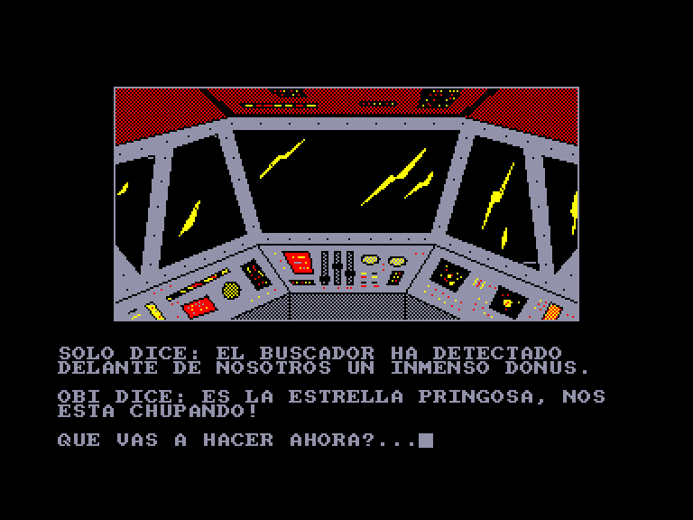 screenshot of the Amstrad CPC game Guerra de las vajillas (la) by GameBase CPC