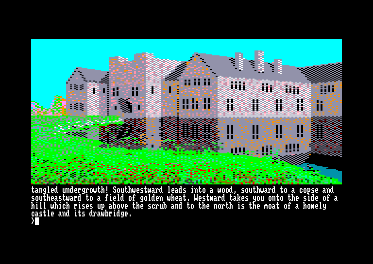 screenshot of the Amstrad CPC game Guild of Thieves (the) by GameBase CPC