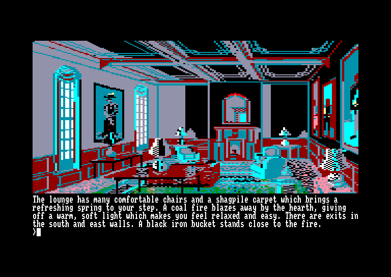 screenshot of the Amstrad CPC game Guild of Thieves (the) by GameBase CPC