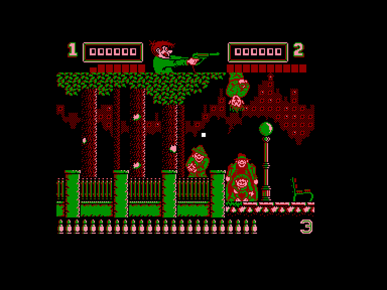 screenshot of the Amstrad CPC game Gun stick by GameBase CPC