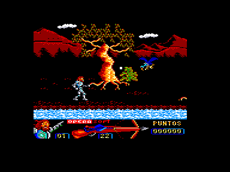 screenshot of the Amstrad CPC game Gun stick by GameBase CPC