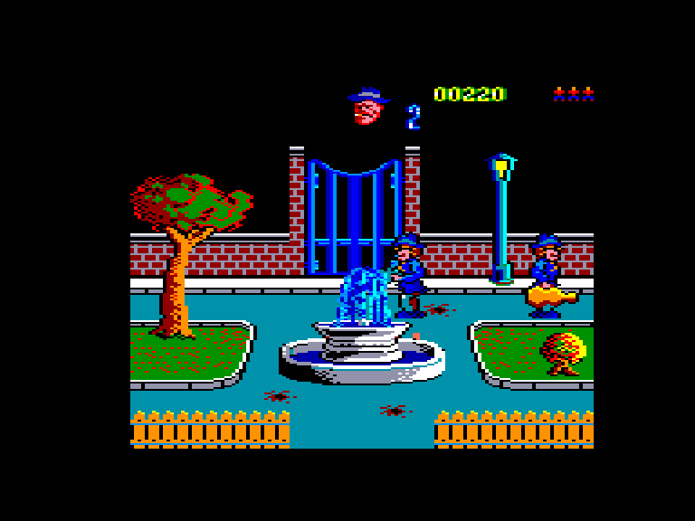 screenshot of the Amstrad CPC game Gun stick by GameBase CPC